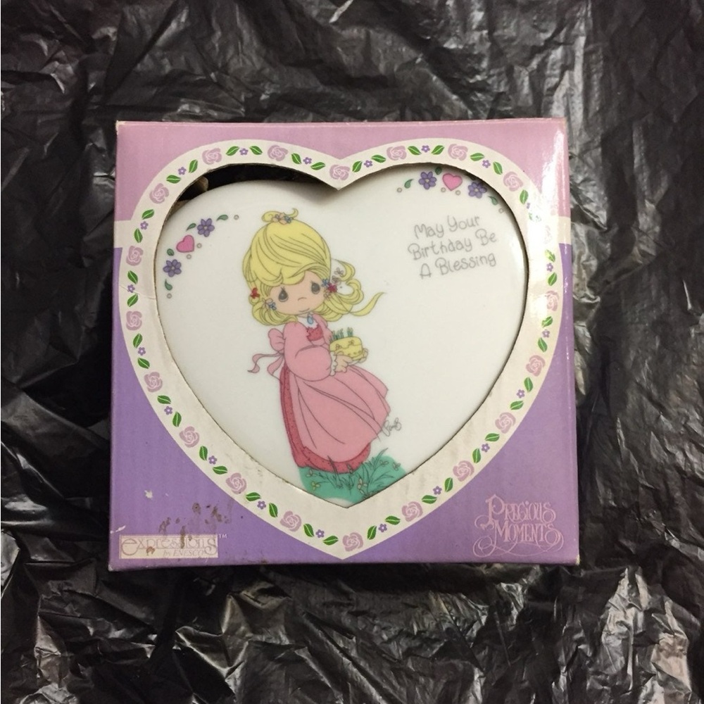 Precious Moments Heart Shaped Trinket